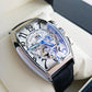 Tourbillon Fully Automatic Mechanical Watch Hollow Men's Watch Luminous Calendar