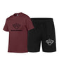 Summer Men's Hot Print T-Shirt  Shorts