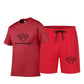 Summer Men's Hot Print T-Shirt  Shorts
