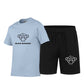 Summer Men's Hot Print T-Shirt  Shorts