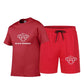Summer Men's Hot Print T-Shirt  Shorts