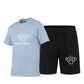 Summer Men's Hot Print T-Shirt  Shorts