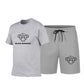 Summer Men's Hot Print T-Shirt  Shorts