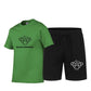 Summer Men's Hot Print T-Shirt  Shorts