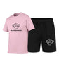 Summer Men's Hot Print T-Shirt  Shorts
