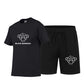 Summer Men's Hot Print T-Shirt  Shorts
