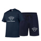Summer Men's Hot Print T-Shirt  Shorts