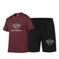 Summer Men's Hot Print T-Shirt  Shorts