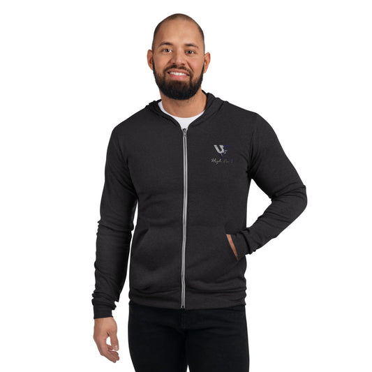 HIgh Unisex zip hoodie